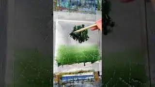 Как нарисовать паутину акварелью