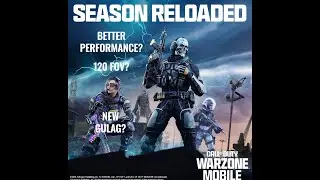 🔴LIVE – Warzone Mobile SEASON RELOAD – 120 FOV – New Update Gameplay