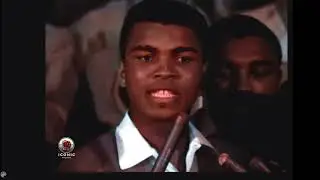 Muhammad Ali vs. Sonny Liston II (1965) – Press Conference (Cus D'Amato) | Colorized