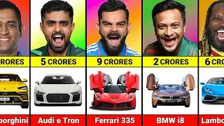 Most EXPENSIVE Cars of Richest Cricketers