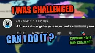My Subscriber Challenged Me To Make A Game...