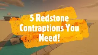 Lucky's Mini Redstone Tutorials: Five Easy Redstone Contraptions You NEED TO KNOW!