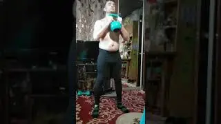 Фронтальные приседания 16 кг