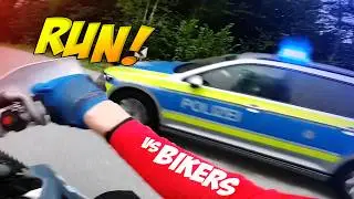 COPS VS BIKERS | MOTORCYCLE POLICE CHASE | Best Compilation 2024