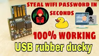 USB rubber ducky wifi passwords - Digispark attiny85