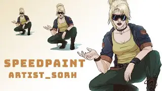 Speedpaint. Drawing process
