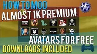HOW TO MOD OR ADD AVATARS IN YOUR PS3 ACCOUNT