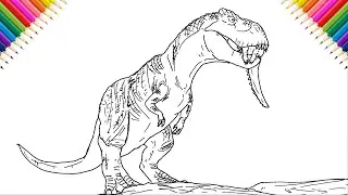 VASTATOSAURUS REX Drawing from (King Kong 2005) How to draw