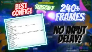 BEST FPS BOOST CONFIG IN Fortnite for CHAPTER 2 SEASON 7!