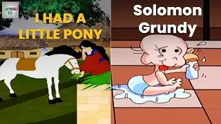 I Had A Little Pony | Solomon Grundy | Animated Nursery Rhymes | Juniors TV