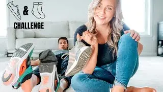 SHOES AND SOCKS CHALLENGE!!