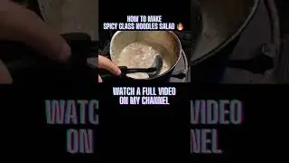 How To Make SPICY GLASS NOODLES SALAD Less Than 60 Seconds | Thai Street Food