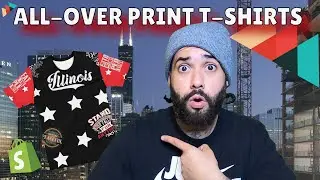 How To Design All Over-Print Shirts | Printful+Shopify