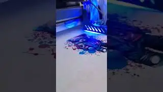 6090 Flatbed UV Printer In Action