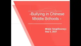 Bullying in Chinese Middle Schools