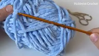 Easy Tunisian Crochet Velvet Baby Blanket Pattern for Beginners / Blanket Knitting Pattern