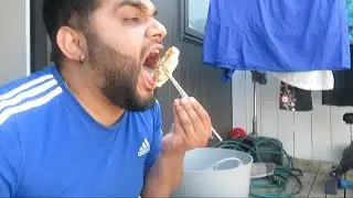 MY INDIAN HUSBAND TRIES OCTOPUS FOR THE FIRST TIME 🐙 | AL_Squad2020