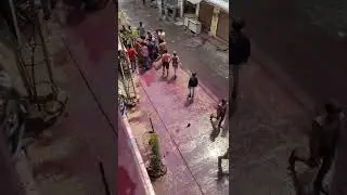 Holi fight 
