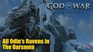 God of War Ragnarok - All Odin's Ravens in The Oarsmen Midgard