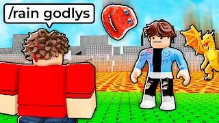 Using ADMIN COMMANDS in Survive Lava for Brainrots!