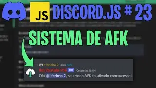 Comando de AFK em Slash Commands (/) | Discord.js V14 #23