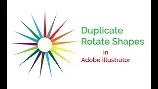 illustrator cc 2019: How to Duplicate & Rotate Shapes/objects in illustrator cc 2019 | SychoFix