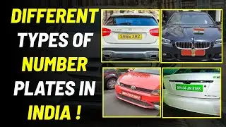 DIFFERENT TYPES OF NUMBER PLATES IN INDIA ? 🤔 #onevision #shorts #numberplates