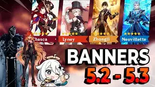NEW UPDATE! 5.2 - 5.3 BANNERS | ELEMENTAL BUFFS | CAPITANO | WEEKLY RECAP #1 - Genshin Impact