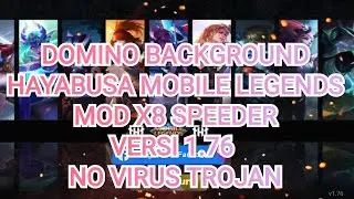 DOMINO BACKGROUND SPESIAL HAYABUSA MOBILE LEGENDS MOD X8 SPEEDER VERSI 1.76