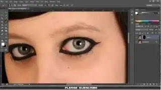How to Change Eyes Color in Photoshop Cs6~ Fast ,Efficient & Non Destructive method