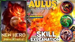 New hero Aulus best build and gameplay | new hero mobile Legends 2021