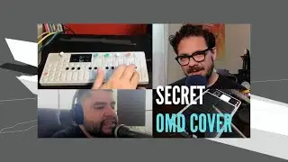 Giovanni Escalera canta Secret de OMD con Juan Antonio Arévalo en batería | Sweet Electra