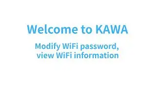 WiFi Setings | KAWA Dash Camera D6