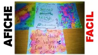 🔴☑COMO HACER UN AFICHE- (EMOCIONES)