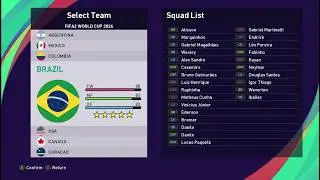PES 2021 World Cup 2026 Option File PC PS4 PS5 | Latest Squads, Kits & Logos Update