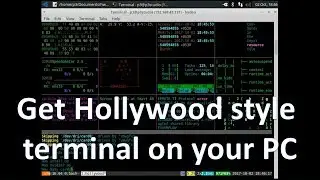 Hollywood style terminal on your PC | Terminal special effects