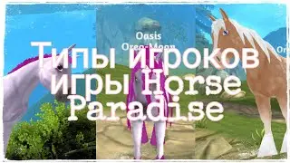 Типы игроков в игре Horse Paradise (чит.опис)