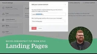 How to use a landing page with your existing website