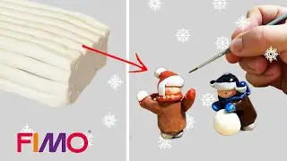 СОЗДАЁМ НОВОГОДНЮЮ СКАЗКУ: Лепка из полимерной глины. Мастер-класс / Modeling of polymer clay