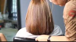 medium bob haircut ตัดผมบ็ิอบ แบบมัดได้