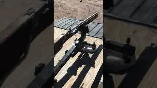 Homemade arquebus test one