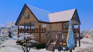 СИМС 4 СТРОИТЕЛЬСТВО ЗАГОРОДНОГО ДВУХЭТАЖНОГО ДОМА | SIMS 4 BUILDING HOUSE