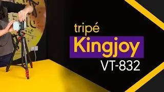 Tripé Kingjoy VT-832 Compatível com Câmera e Celular