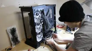 Corsair 570X update 7 - Cable management timelapse