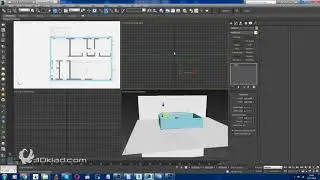 3d моделирование экстерьера в 3d max по чертежу фото урок №1