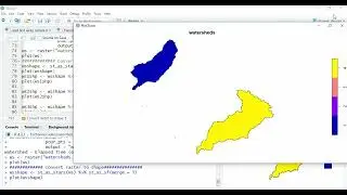 Delineation of Watersheds from Digital Elevation Model (DEM) in R