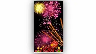 Happy diwali light effect black screen | background video status template...