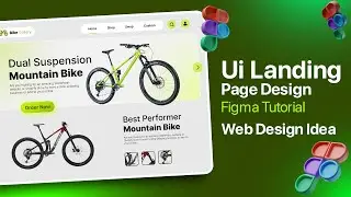 Store Landing Page Design in Figma | Tutorial | GrafiXer Bro