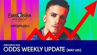 Eurovision 2024 | Odds weekly update (May 6th) | Top 37
