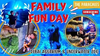 Family Fun day at Dubai Aquarium 💕